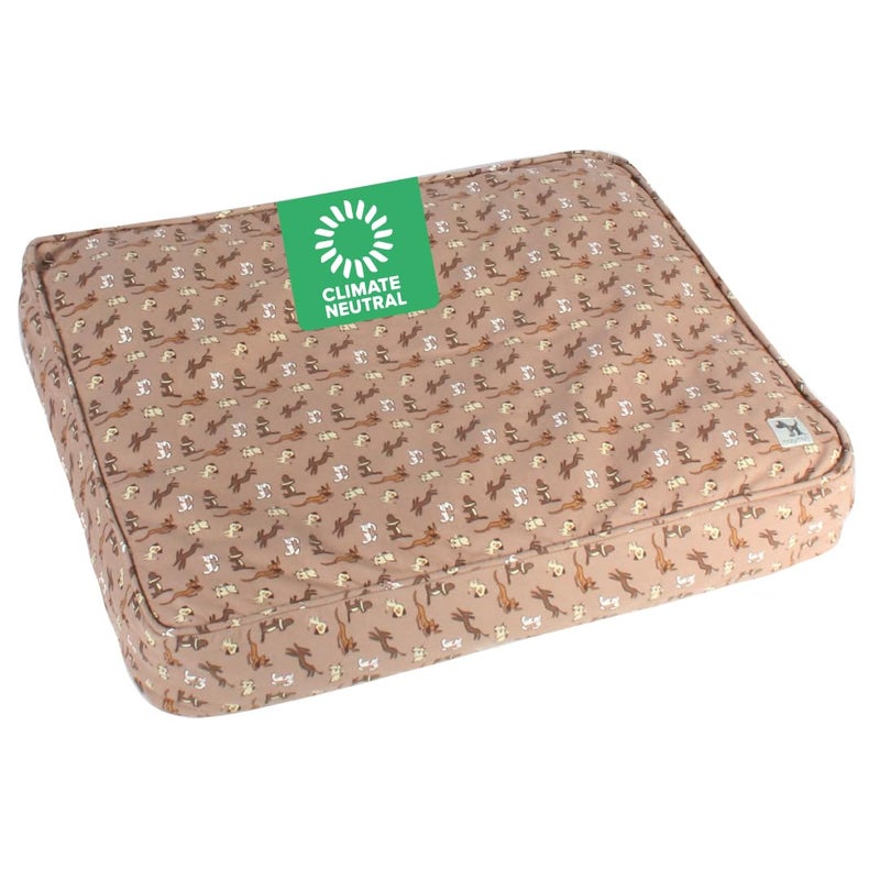 Molly Mutt Medium to Large Dog Bed Cover - Daysleeper Print - Measures 27â€x36â€x5â€™â€™ - 100% Cotton - Durable - Breathable - Sustainable - Machine Washable Dog Bed Cover - Image 1